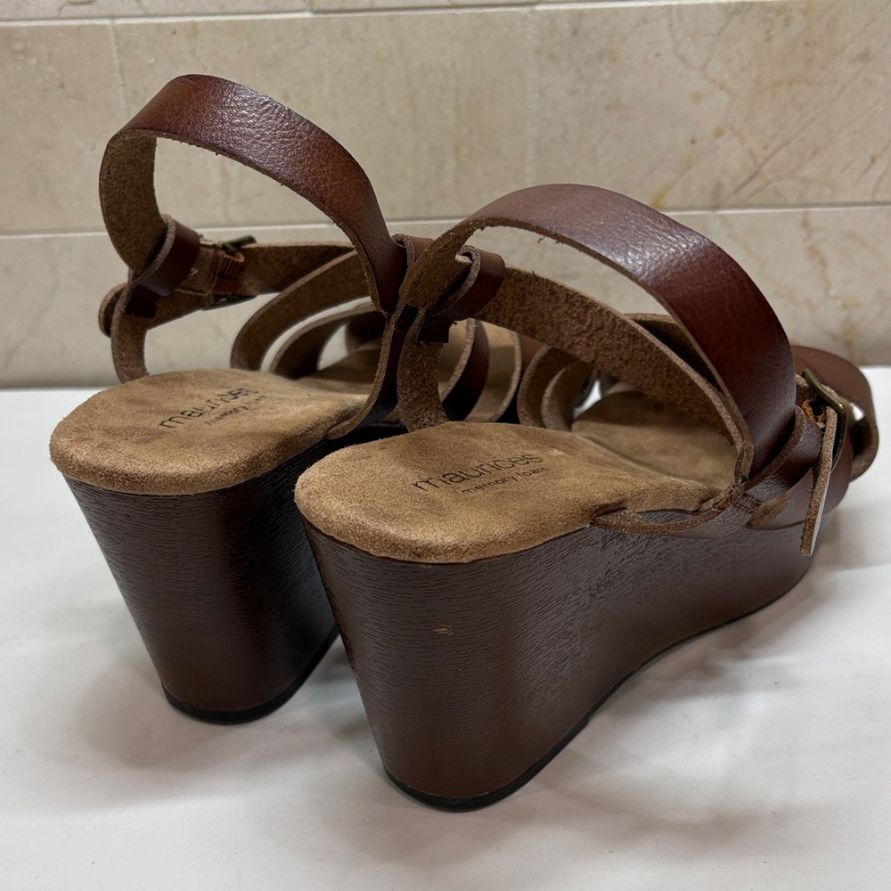 Maurices Brown Women's Wedge Sandals - Picture 5 of 12